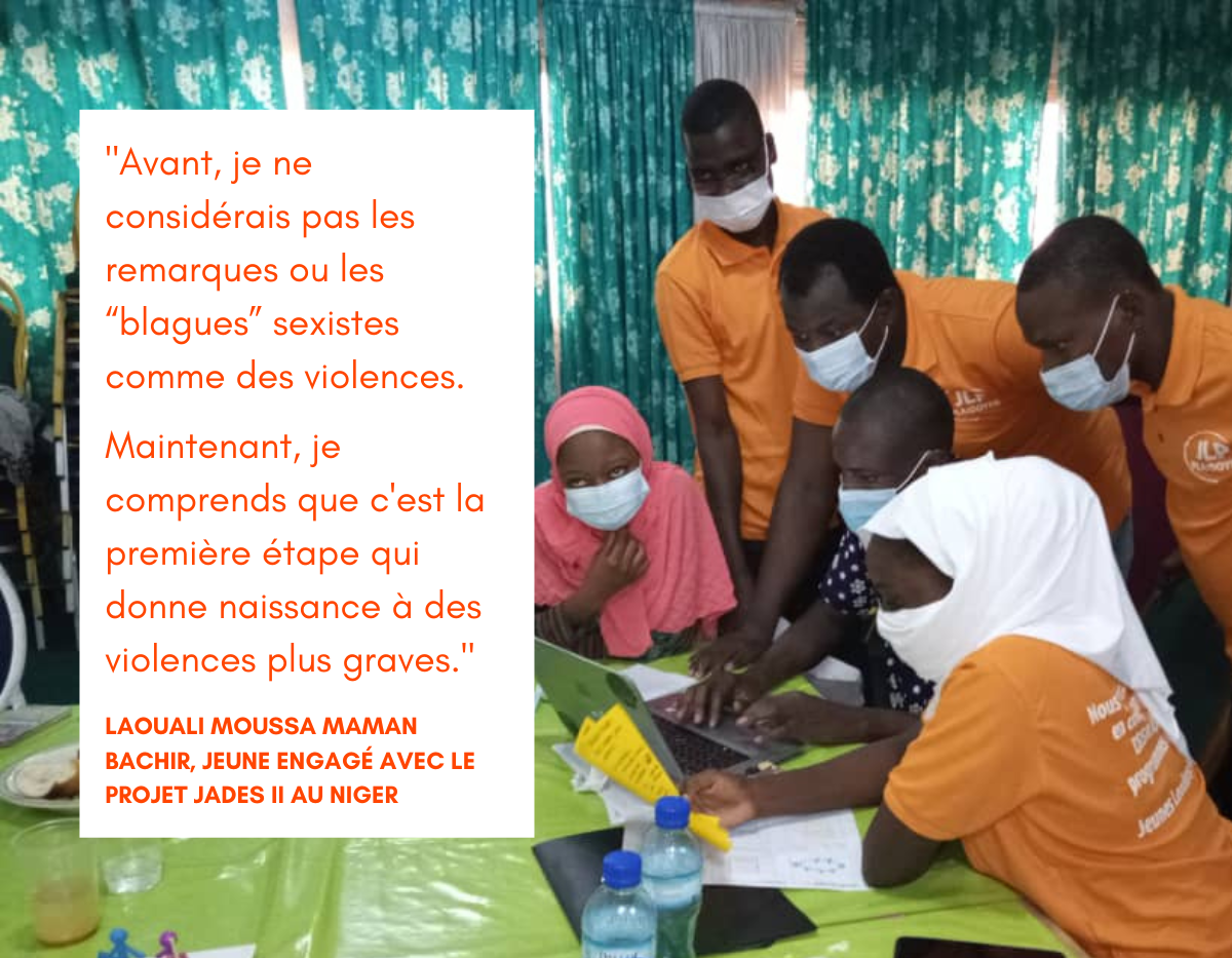 – Jeune et engagé contre les violences sexistes et sexuelles au Niger : Laouali témoigne de son implication dans le projet Jades II