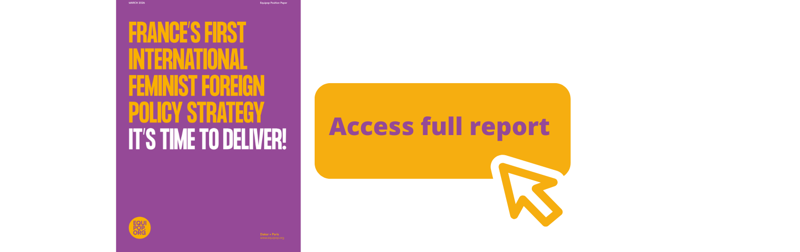 Equipop position paper on France’s strategy for feminist diplomacy